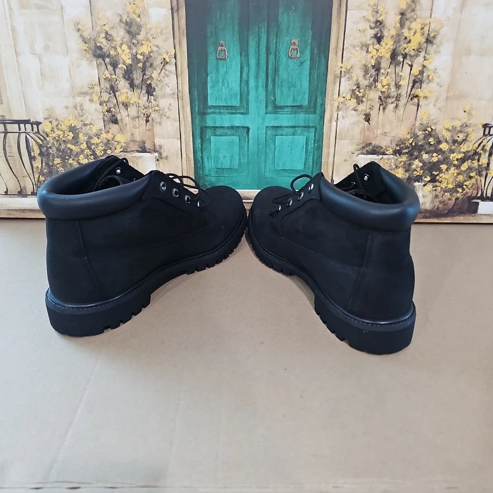 black timberland boots size U.S 8.5